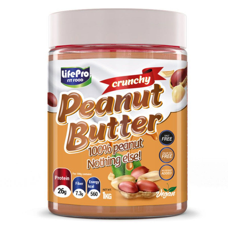 LIFE PRO FIT FOOD PEANUT BUTTER CRUNCHY 1KG